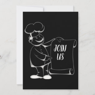 EEN GROTE ***INVITATIE*** MET DEZE KOOLCHEF KAART