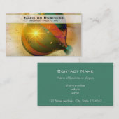 Een grote kerstversiering visitekaartje (Voorkant / Achterkant)