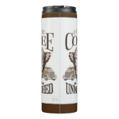 Een grote kop koffie is ongeëvenaarde tumbler thermosbeker (Achterkant)