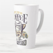 Een grote kop koffie voor uw Trucking Day mok (Rechterhoek)