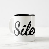 Een grote kop stilte en cafeïne (Voorkant links)