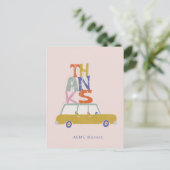 Een grote lading Bedankt Dank je wel Briefkaart (Staand voorkant)