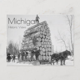 Een grote lading registreren briefkaart