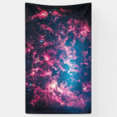 Een grote magellanic Cloud Galaxy Cosmic Space Spandoek (Verticaal)