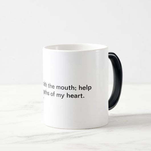 Een grote Martin Luther Wish Magische Mok (Voorkant rechts)