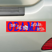 Eén grote — Mistak America Bumpersticker (Op auto)