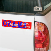 Eén grote — Mistak America Bumpersticker (Op Truck)