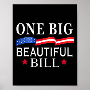 Een grote mooie Bill tegen Trump Poster