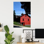 Een grote oude balk - Verticaal afdrukken in galer Poster (Thuiskantoor)