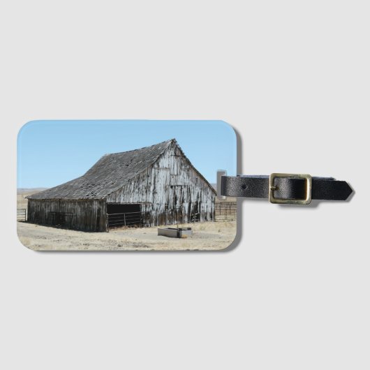 Een grote oude schuur bagagelabel (Voorkant (horizontaal))