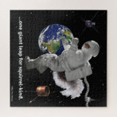 Een grote sprong voor de eekhoorn legpuzzel (Horizontaal)