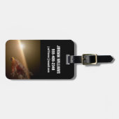 Een grote uitbarsting rond ster NGC 2547-ID8. Bagagelabel (Voorkant horizontaal)