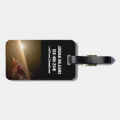 Een grote uitbarsting rond ster NGC 2547-ID8. Bagagelabel (Achterkant horizontaal)