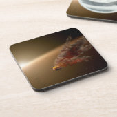 Een grote uitbarsting rond ster NGC 2547-ID8. Bier Onderzetter (Linkerzijde)