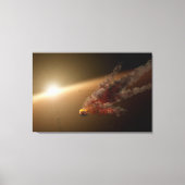 Een grote uitbarsting rond ster NGC 2547-ID8. Canvas Afdruk (Voorkant)