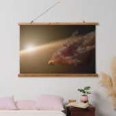 Een grote uitbarsting rond ster NGC 2547-ID8. Hangend Wandkleed (Slaapkamer)