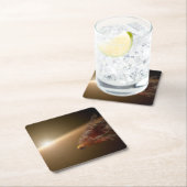 Een grote uitbarsting rond ster NGC 2547-ID8. Kartonnen Onderzetters (Insitu)