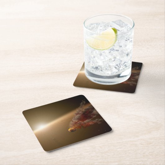 Een grote uitbarsting rond ster NGC 2547-ID8. Kartonnen Onderzetters (Insitu)