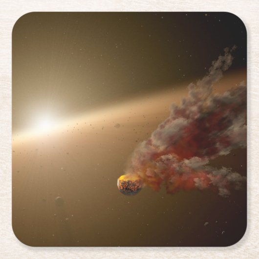 Een grote uitbarsting rond ster NGC 2547-ID8. Kartonnen Onderzetters (Voorkant)