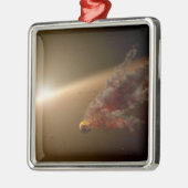 Een grote uitbarsting rond ster NGC 2547-ID8. Metalen Ornament (Links)