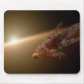 Een grote uitbarsting rond ster NGC 2547-ID8. Muismat (Voorkant)