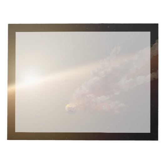 Een grote uitbarsting rond ster NGC 2547-ID8. Notitieblok (Voorkant)