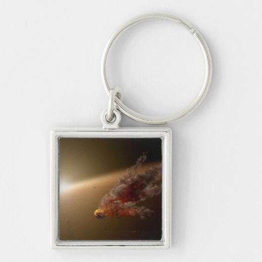 Een grote uitbarsting rond ster NGC 2547-ID8. Sleutelhanger (Voorkant)