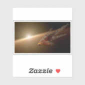 Een grote uitbarsting rond ster NGC 2547-ID8. Sticker (Vel)