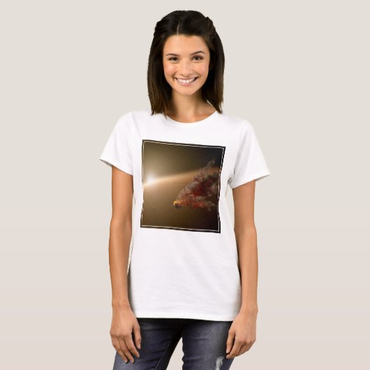 Een grote uitbarsting rond ster NGC 2547-ID8. T-shirt (Voorkant volledig)
