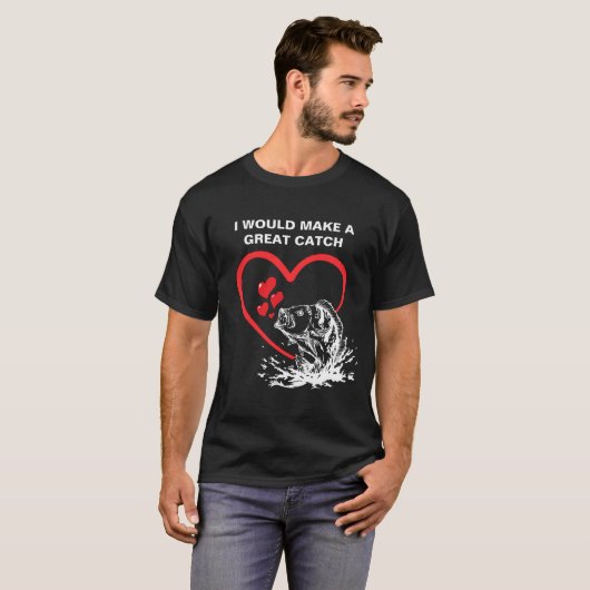 EEN GROTE VANGSTliefhebber Vist T-shirt (Voorkant volledig)