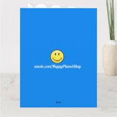 Een grote Voetbal reus dank u kaart (Achterkant)