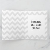 Een grote Voetbal reus dank u kaart (Binnen)