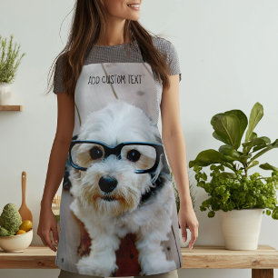 Eén grote volledige dekkingsfoto met optionele tek schort