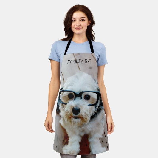 Eén grote volledige dekkingsfoto met optionele tek schort (Gedragen)