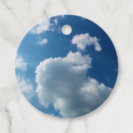 Een grote wolk bedankjes labels