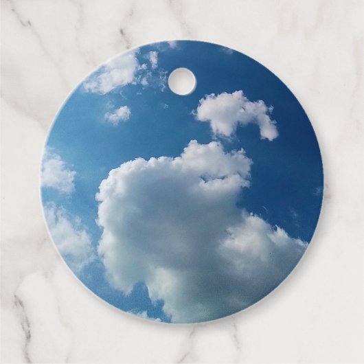 Een grote wolk bedankjes labels (Voorkant)