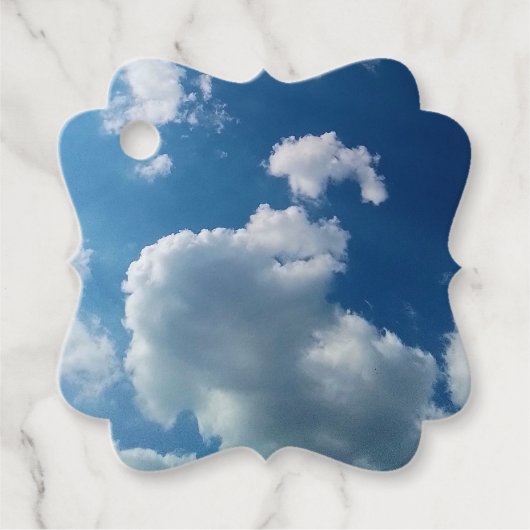 Een grote wolk bedankjes labels (Voorkant)