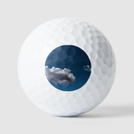 Een grote wolk golfballen