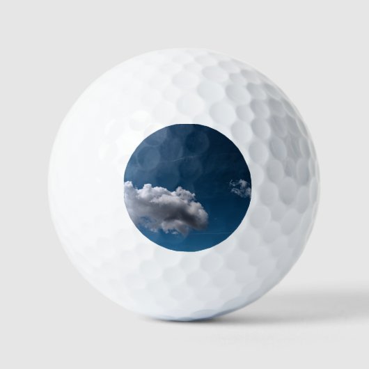 Een grote wolk golfballen (Voorkant)