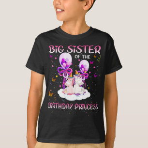 Een grote zus van de verjaardag Princess T-shirt