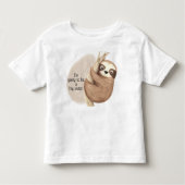 Een grote zuster Cute Baby Sloth Kinder Shirts (Voorkant)