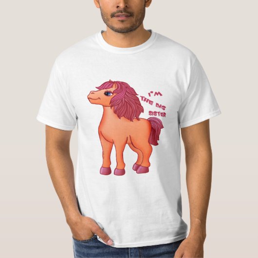 Een grote zuster Pony T-Shirt (Voorkant)