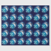 Een grotere munt is nodig om haaienwrapping te voo cadeaupapier (Vlak)