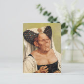 Een Grotesque Oude Vrouw, mogelijk Princess Margar Briefkaart (Staand voorkant)