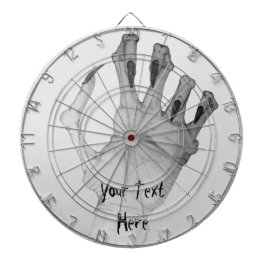 Een gruwelijke, vernauwde monsterhand dartbord