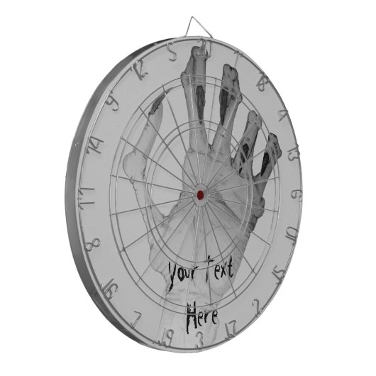 Een gruwelijke, vernauwde monsterhand dartbord (Voorkant Links)