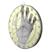 Een gruwelijke, vernauwde monsterhand dartbord (Voorkant Rechts)