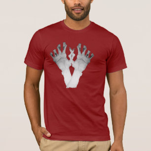 Een gruwelijke, vernauwde monsterhand t-shirt