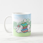 Een gscelente dagbunnies hebben koffiemok (Links)