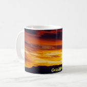 Een Guadalupe Mountains Sunset Koffiemok (Voorkant links)